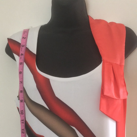 GENESE Double Lined Abstract Maxi Dress. - Picture 3 of 7